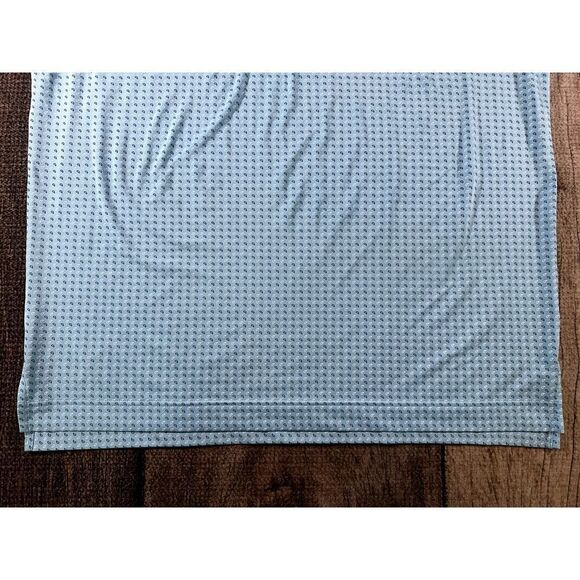 Footjoy Golf Polo Mens Blue Striped Short Sleeve Shirt Large Paiute Golf - Picture 4 of 12